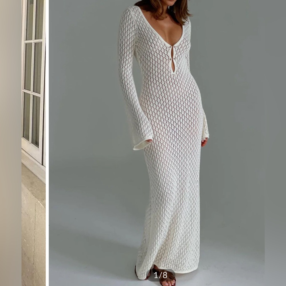 NWT Commense Beach Cover Up Long Sleeve